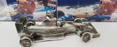 Nigel Mansell TAXI for SENNA signed sculptures back in stock 