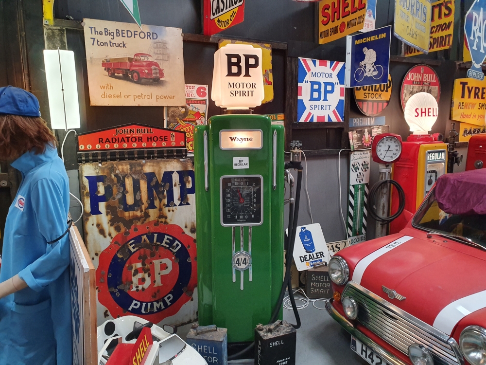 BP pump used on All Creatures Great and Small off to AUSTRALIA now sold 