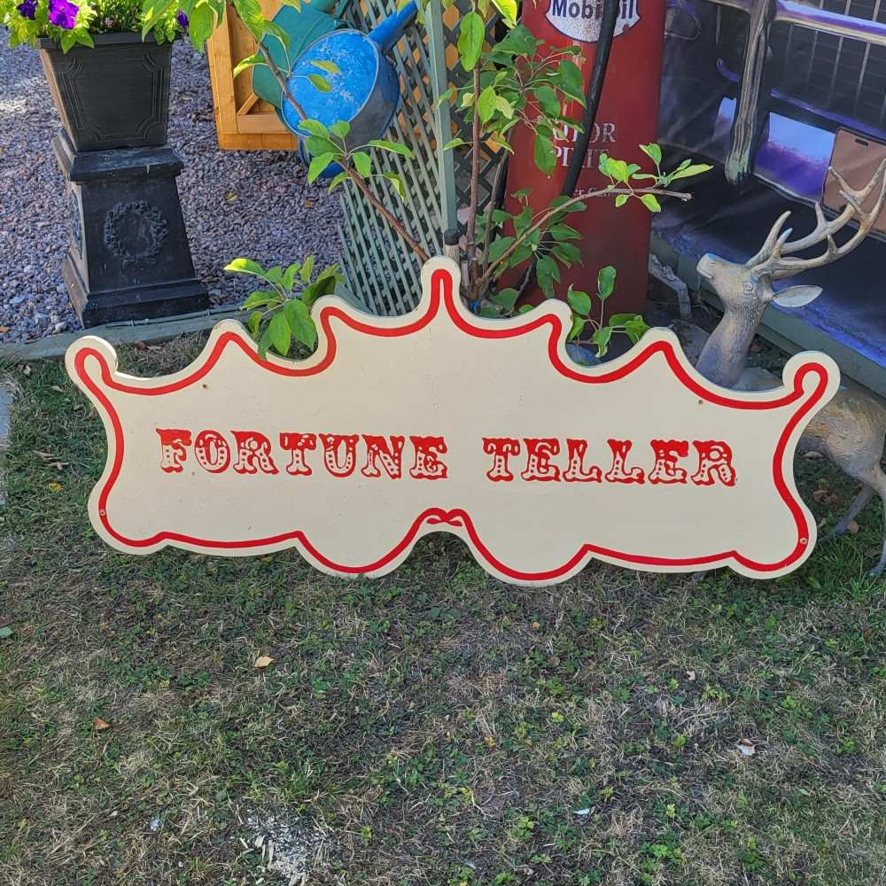 Fairground sign Fortune Teller 