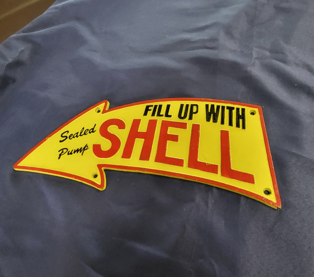 SHELL Repro cast sign 16 inch | Automobilia-UK - vintage petrol pumps ...
