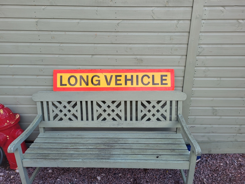 Long Vehicle sign ALLOY 