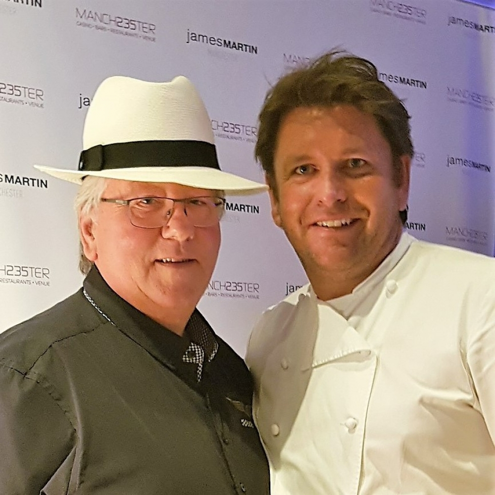 Me with James Martin