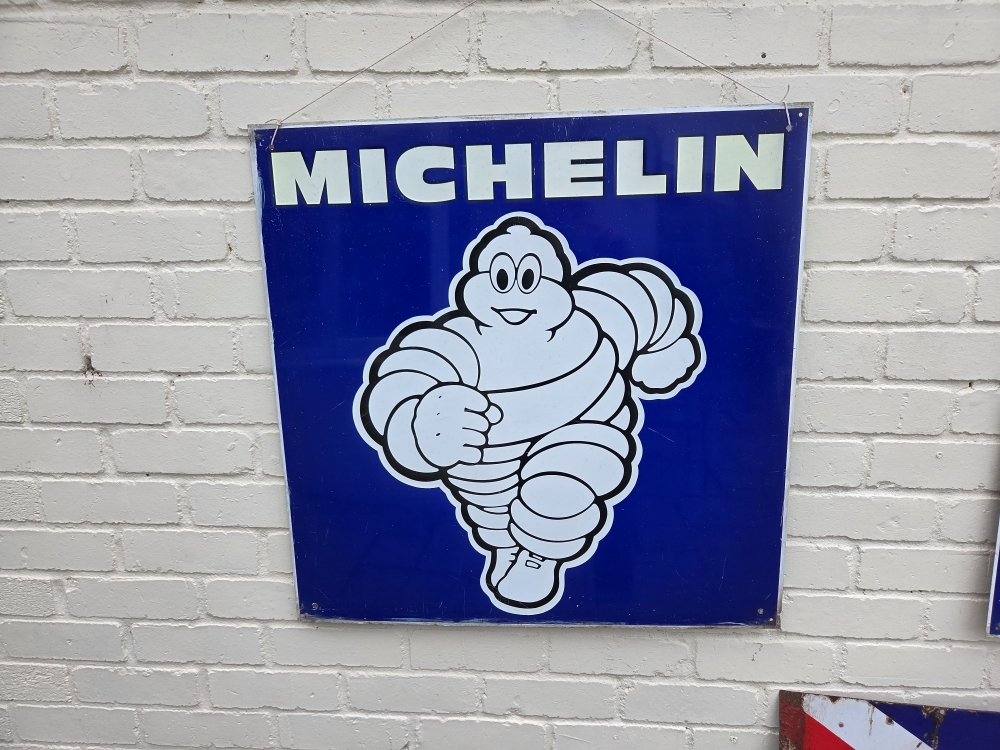 Michelin ORIGINAL sign 30 x 30 inch 