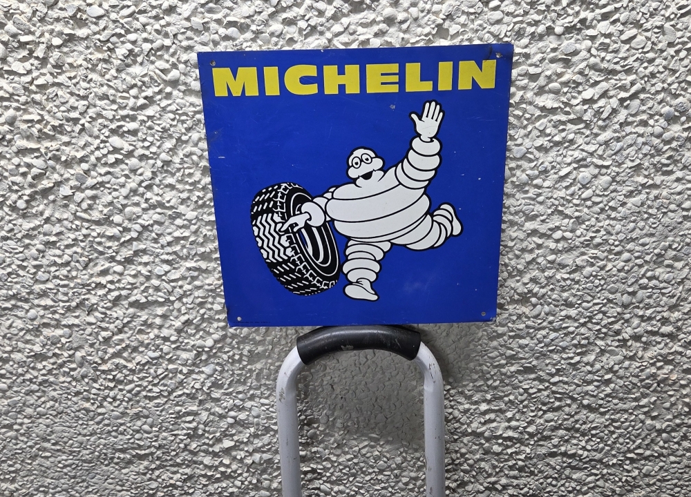Michelin sign 12 x 12 inch Original